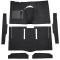 63-65 Ford Falcon Complete Carpet 01 Black