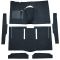 63-65 Ford Falcon Complete Carpet 07 Dark Blue