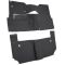 57 Chevrolet Bel Air Complete Carpet 01 Black
