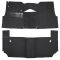57 Chevrolet Bel Air Complete Carpet 01 Black