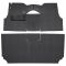 55 Chevrolet Bel Air Complete Carpet 01 Black