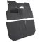 55 Chevrolet Bel Air Complete Carpet 01 Black