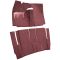 58 Ford Sunliner Complete Carpet 13 Maroon