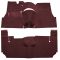 55-57 Pontiac Star Chief Complete Carpet 13 Maroon