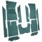 61-63 Ford Thunderbird Complete Carpet 05 Aqua