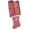 87-93 Ford Mustang Complete Carpet 4305 Oxblood