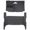 59 Ford Fairlane Complete Carpet 01 Black