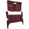 59 Ford Galaxie Complete Carpet 13 Maroon
