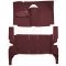 59 Ford Galaxie Complete Carpet 13 Maroon