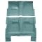58 Chevrolet Bel Air Complete Carpet 15 Teal