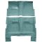 58 Chevrolet Biscayne Complete Carpet 05 Aqua