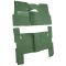 57-57 Chevrolet Bel Air Complete Carpet 38 Light Green