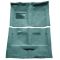 62-64 Plymouth Fury Complete Carpet 05 Aqua