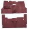 55-57 Pontiac Chieftain Complete Carpet 13 Maroon