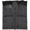 87-93 Dodge Ram 50 Complete Carpet 801 Black