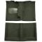 63-66 Plymouth Valiant Complete Carpet 30 Dark Olive Green