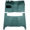 55-56 Ford Country Squire Complete Carpet 05 Aqua
