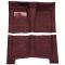 66-70 Chevrolet Caprice Complete Carpet 13 Maroon