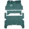 57-58 Cadillac DeVille Complete Carpet 05 Aqua
