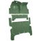 57-58 Cadillac Series 60 Fleetwood Complete Carpet 38 Light Green