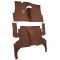 57-57 Oldsmobile Starfire Complete Carpet 39 Dark Copper