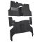 57 Pontiac Super Chief Complete Carpet 01 Black