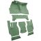 57-58 Cadillac DeVille Complete Carpet 38 Light Green