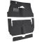 55-56 Cadillac Eldorado Complete Carpet 01 Black