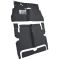55-56 Cadillac Series 60 Fleetwood Complete Carpet 01 Black