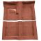 68-70 Plymouth Roadrunner Complete Carpet 21 Burnt Orange