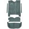 82-86 GMC Caballero Complete Carpet 8042 Silver Grn/Jade
