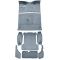 63-73 Jeep Wagoneer Complete Carpet 07 Dark Blue