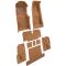 71-75 Chevrolet Corvette Complete Carpet 10 Dark Brown