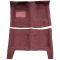67-69 Dodge Dart Complete Carpet 13 Maroon