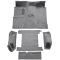 66-73 Ford Bronco Complete Carpet 01 Black