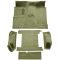 66-73 Ford Bronco Complete Carpet 14 Moss Green