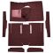 60-65 Mercury Comet Complete Carpet 13 Maroon
