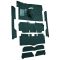 63-65 Ford Falcon Complete Carpet 05 Aqua