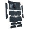 63-65 Ford Falcon Complete Carpet 07 Dark Blue