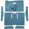 63-65 Ford Falcon Complete Carpet 06 Ford Blue
