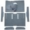 63-65 Ford Falcon Complete Carpet 07 Dark Blue