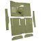 63-65 Ford Falcon Complete Carpet 14 Moss Green