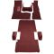 81-93 Dodge Van - Full Size Complete Carpet 4305-Oxblood