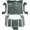 87-95 Jeep Wrangler Complete Carpet 7980-Dark Green