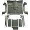 87-95 Jeep Wrangler Complete Carpet 857-Medium Gray