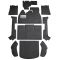 74-79 Volkswagen Beetle Complete Carpet 801-Black