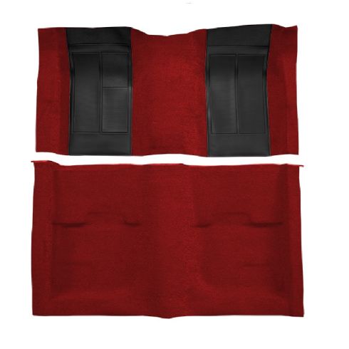 1970 Ford Mustang Mach I Fastback Black Nylon Carpet w/2 Black Inserts