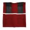 1970 Ford Mustang Mach I Fastback Black Nylon Carpet w/2 Black Inserts