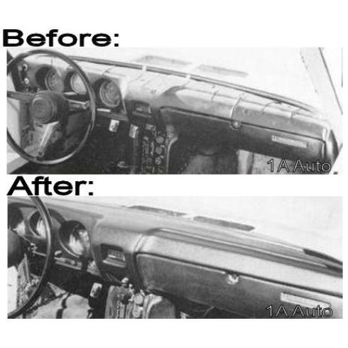 1979-83 Datsun 280ZX Molded Dash Pad Cover (Half Cap)