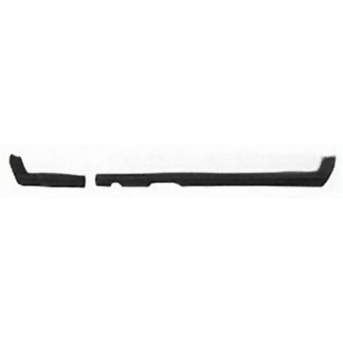 1968 Valiant Dart Barracuda 2 pc Lower Molded Dash Pad Cover